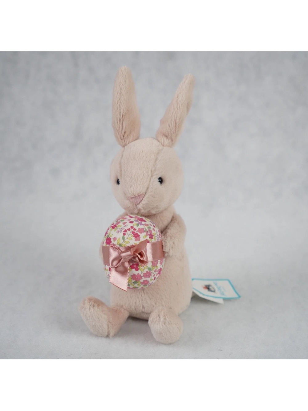 Jellycat Bonnie Bunny with Egg Spring Easter Plush Stuffed Animal 7" NWT Retired